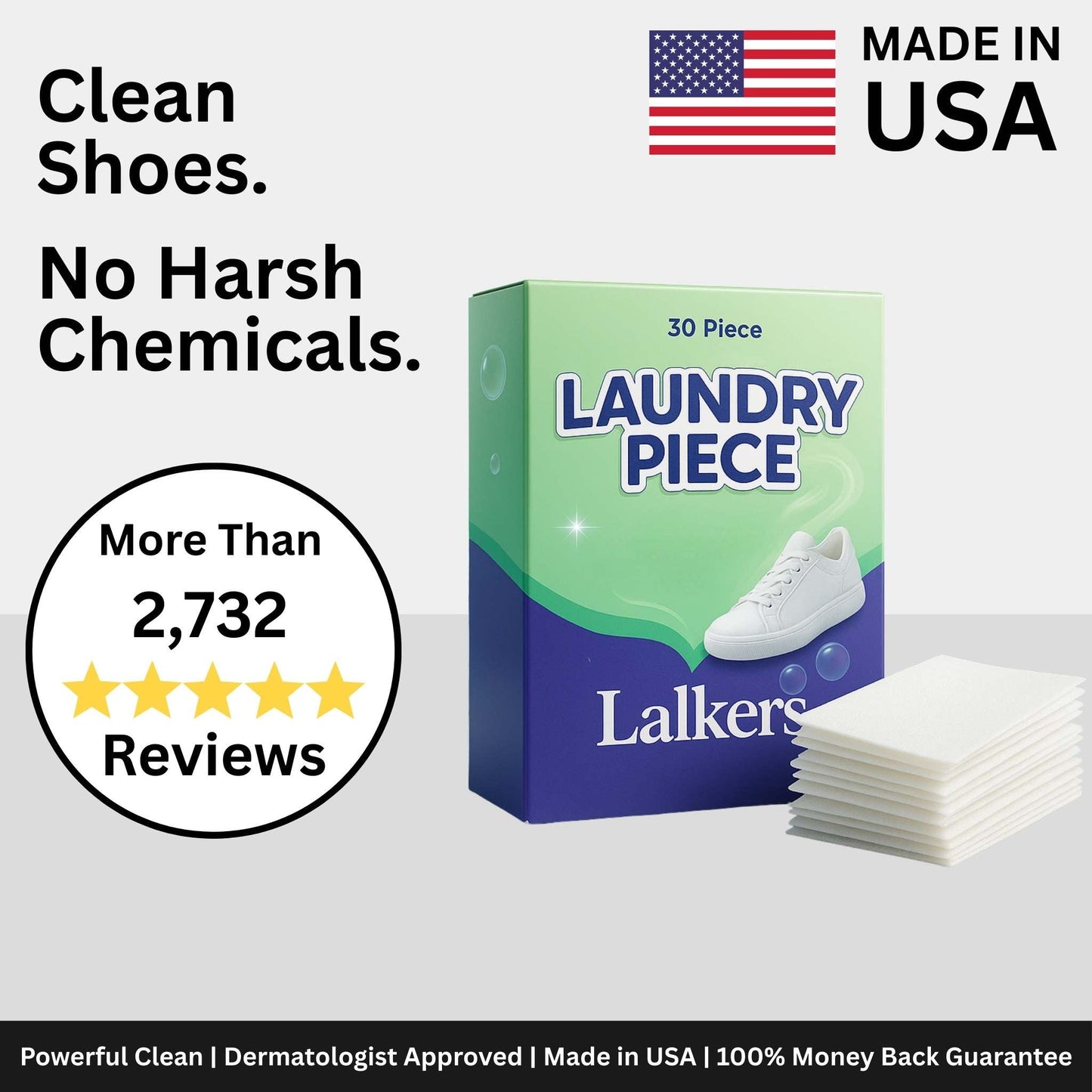 Schuhwaschmittel (30 Streifen)